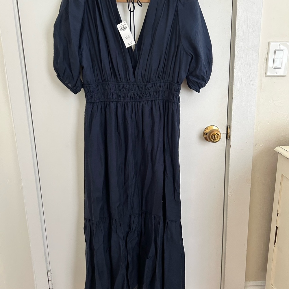 Abercrombie & Fitch Deep Blue Maxi Dress